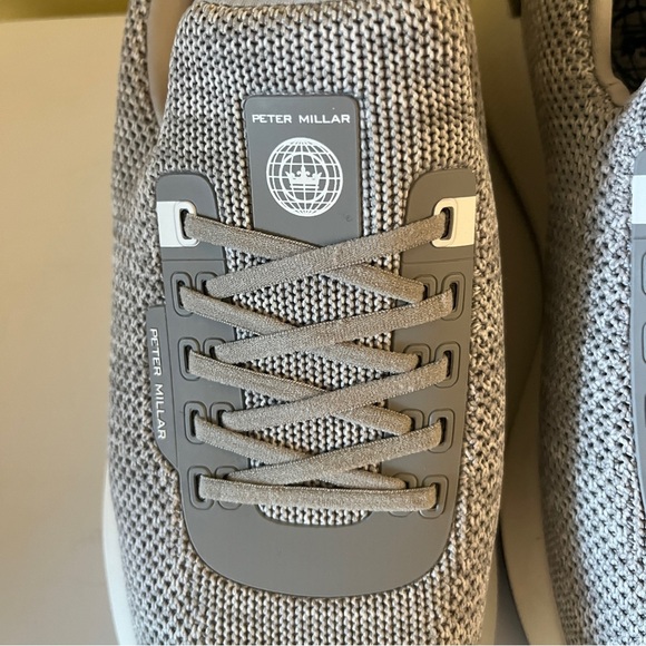 NEW Peter Millar Women’s Hyperlight Apollo Sneaker Light Gray Size 7 - NO BOX - Picture 5 of 13